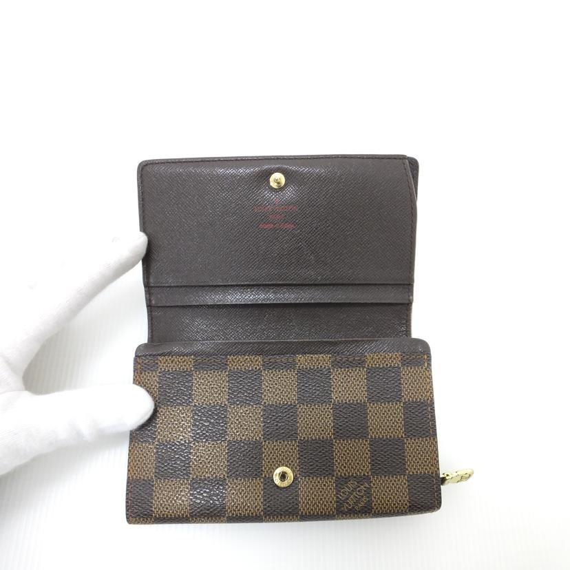 ＬＶ LV/ポルトモネ・ビエ・トレゾール／ダミエエベヌ/N61730//CA1011/Bランク/88