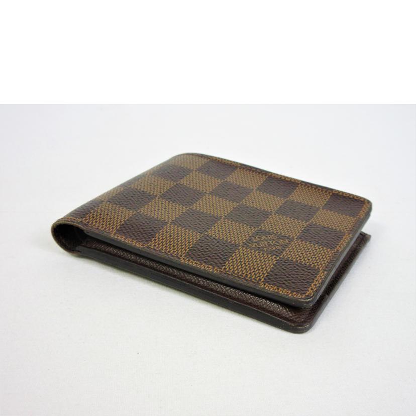 ＬＶ ルイヴィトン/ポルトフォイユ・ミュルティプル／ダミエ　エベヌ/N60895//CT0137/ABランク/70