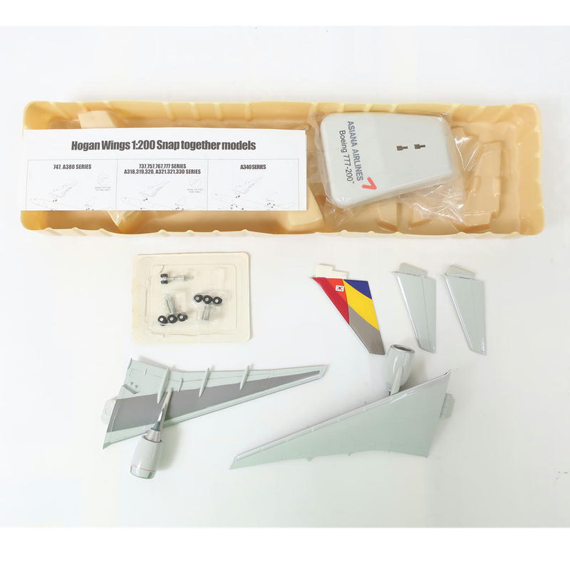 中古】hogan ASIANA AIRLINES ボーイング777-200/1：200スケール