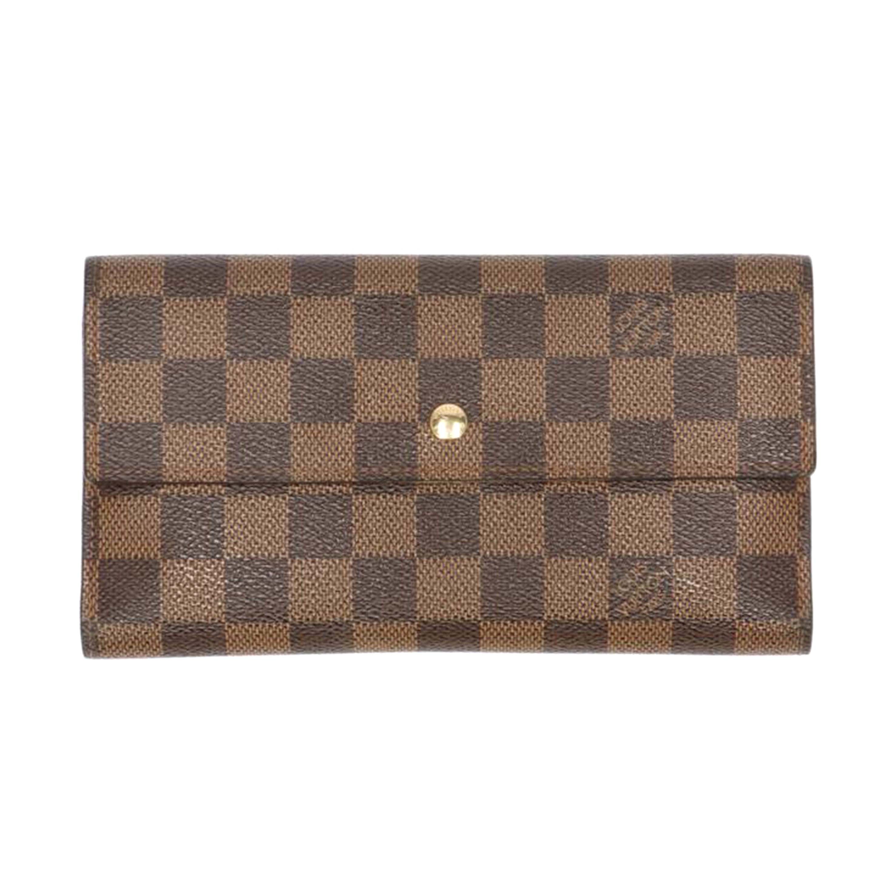 ＬＶ ルイヴィトン/ポルトフォイユ・インターナショナル／ダミエ・エベヌ/N61217//TS4170/Bランク/75