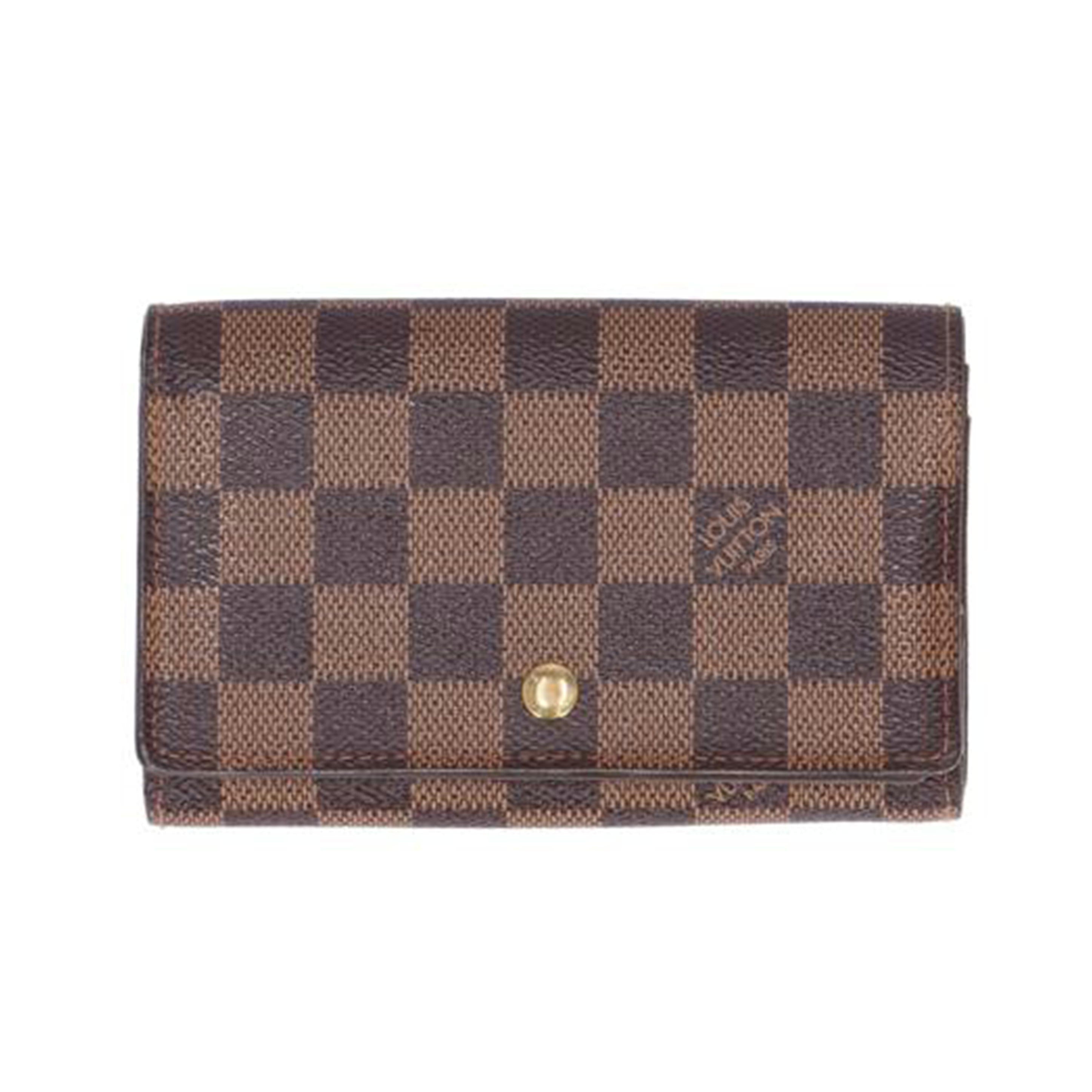 ＬＯＵＩＳ　ＶＵＩＴＴＯＮ ルイヴィトン/ポルトフォイユトレゾール／ダミエ／エベヌ/N61736//CA0***/ABランク/75