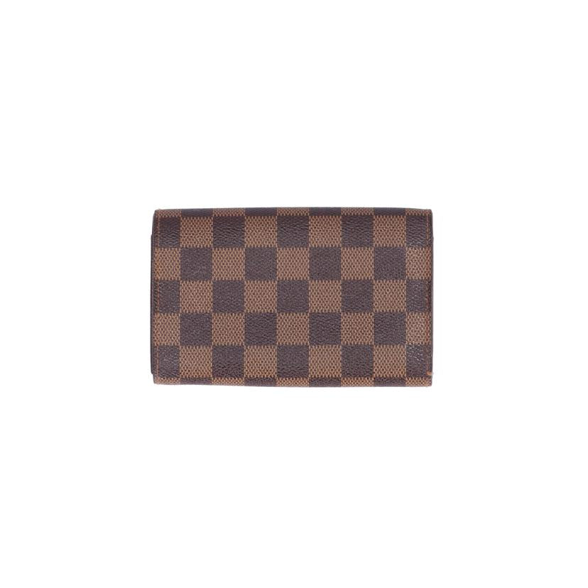 ＬＯＵＩＳ　ＶＵＩＴＴＯＮ ルイヴィトン/ポルトフォイユトレゾール／ダミエ／エベヌ/N61736//CA0***/ABランク/75