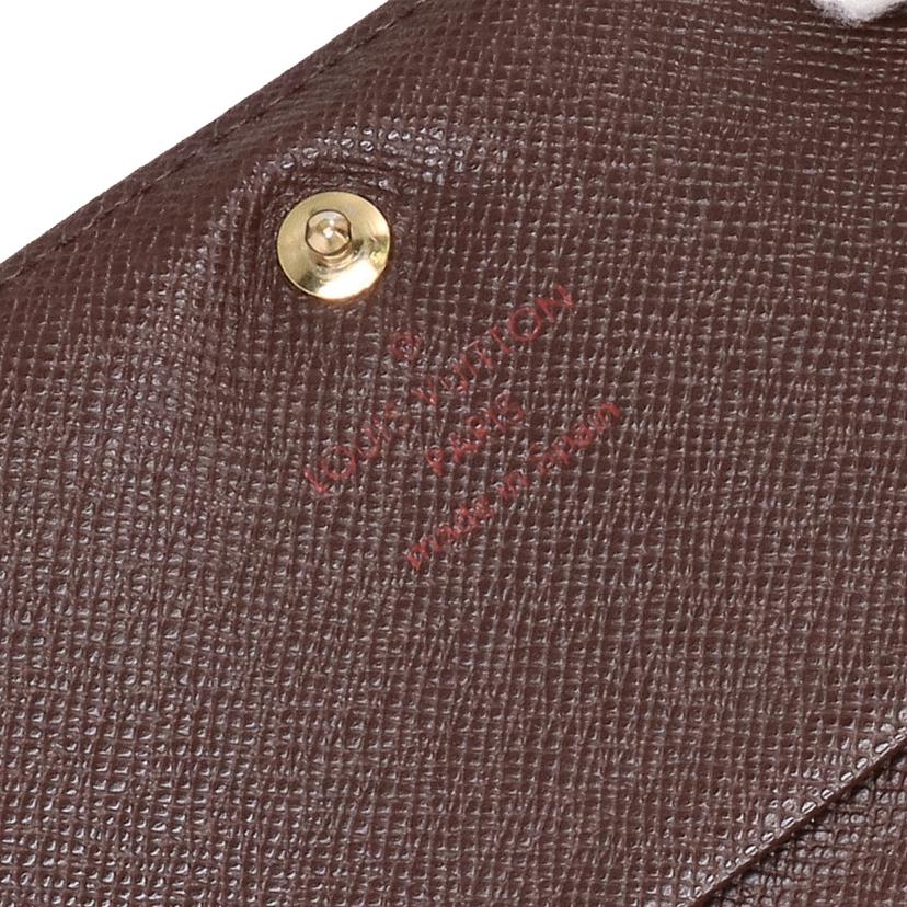 ＬＯＵＩＳ　ＶＵＩＴＴＯＮ ルイヴィトン/ポルトフォイユトレゾール／ダミエ／エベヌ/N61736//CA0***/ABランク/75