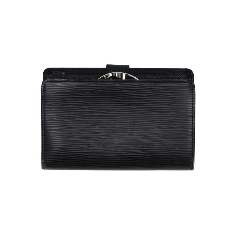 ＬＯＵＩＳ　ＶＵＩＴＴＯＮ ルイ・ヴィトン/ポルトフォイユ・ヴィエノワ／エピ／ノワール/M63642//MI0170/Bランク/75
