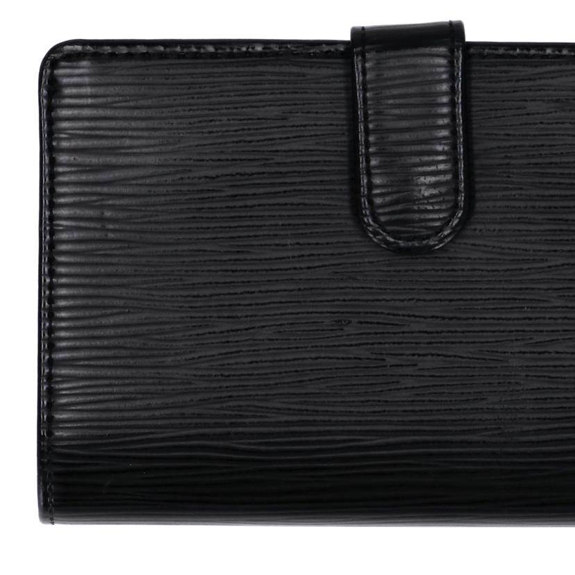 ＬＯＵＩＳ　ＶＵＩＴＴＯＮ ルイ・ヴィトン/ポルトフォイユ・ヴィエノワ／エピ／ノワール/M63642//MI0170/Bランク/75