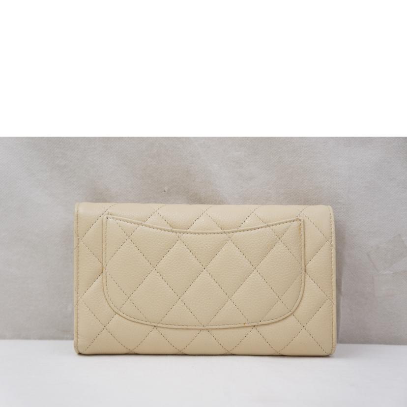 CHANEL シャネル/ココマークキャビアスキンラウンドファスナーウォレット/221*****/シャネル/ABランク/67【中古】