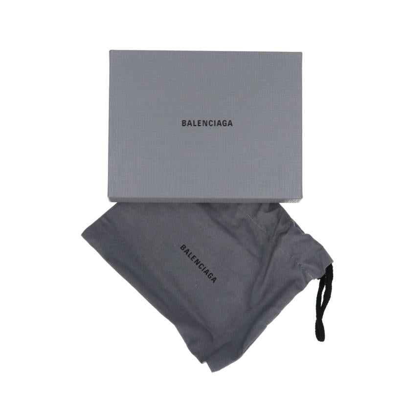 ＢＡＬＥＮＣＩＡＧＡ バレンシアガ　BALENCIAGA　クロコ型押しレザー小銭入れ　ライトブルー　メンズ/クロコ型押しレザー小銭入れ／ライトブルー/637130//ABランク/37