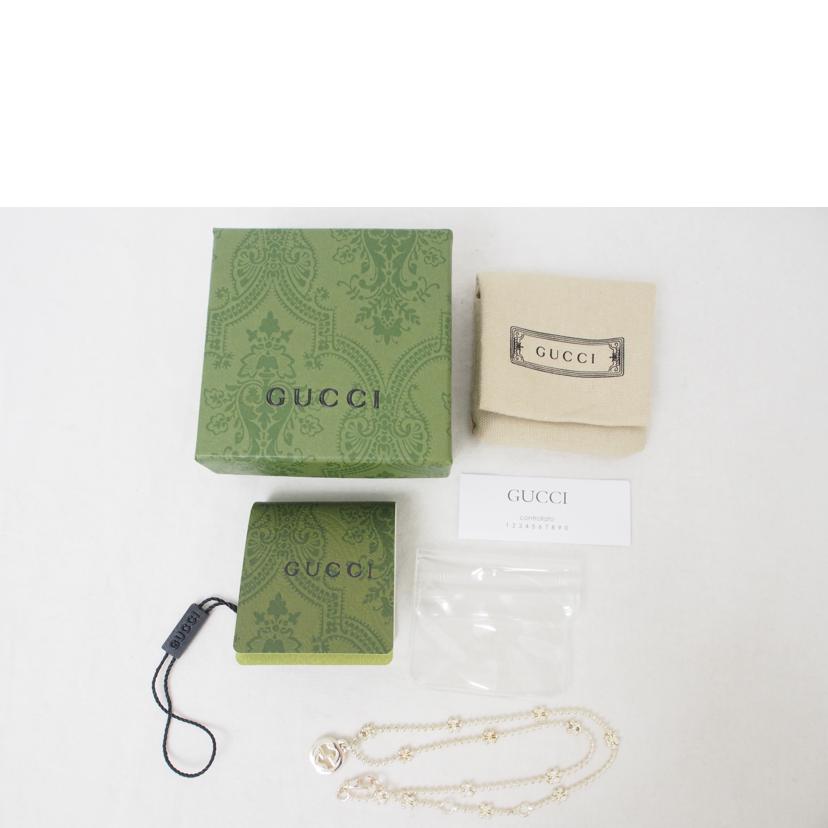 ＧＵＣＣＩ ｸﾞｯﾁ/インターロッキングＧ／ミニフラワー　ネックレス//ABランク/78