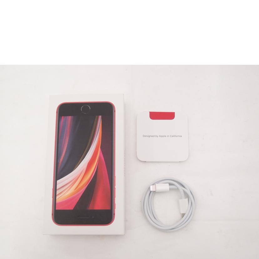 Ａｐｐｌｅ アップル/ｉＰｈｏｎｅ　ＳＥ　第２世代　（ＰＲＯＤＵＣＴ）ＲＥＤ／ＳＩＭロック解除済/MHGV3J/A//FFMGF0G9PLK4/ABランク/69