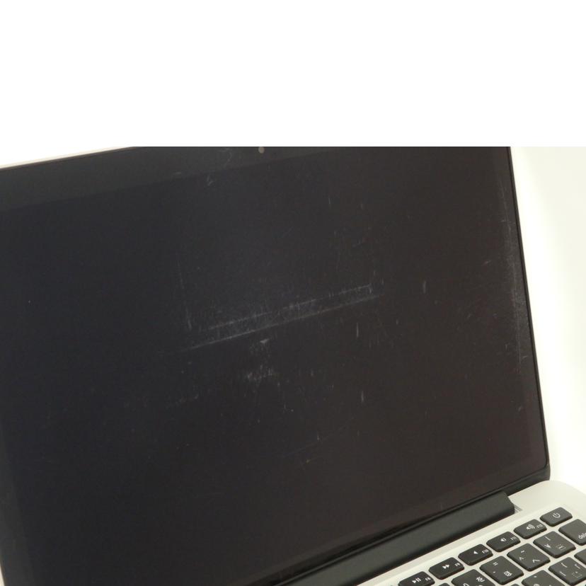 Ａｐｐｌｅ アップル/ＭａｃＢｏｏｋ　Ｐｒｏ（Ｒｅｔｉｎａ，１３インチ，Ｅａｒｌｙ　２０１５）/A1503//C02QK1X1FVH6/Cランク/75
