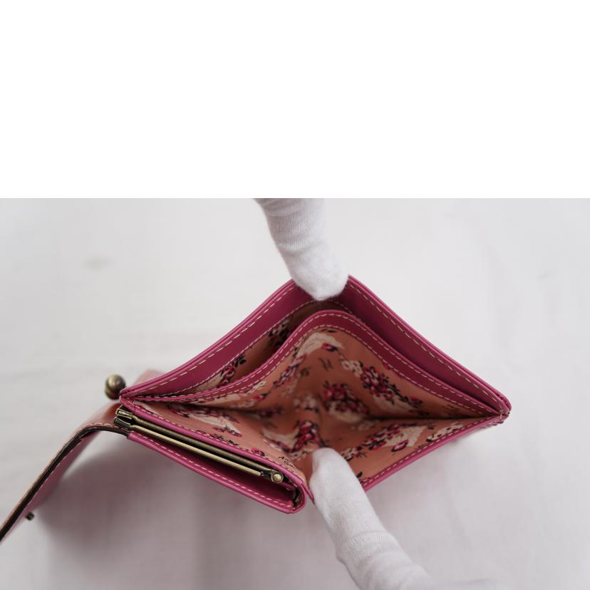 ＡＮＮＡ　ＳＵＩ アナスイ/ＡＮＮＡ　ＳＵＩ　がま口財布／赤ピンク//ABランク/67