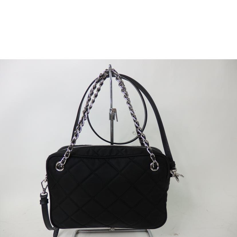 ＰＲＡＤＡ プラダ/２ｗａｙナイロンチェーンショルダーバッグ／ネロ/1BH910//167/Aランク/84