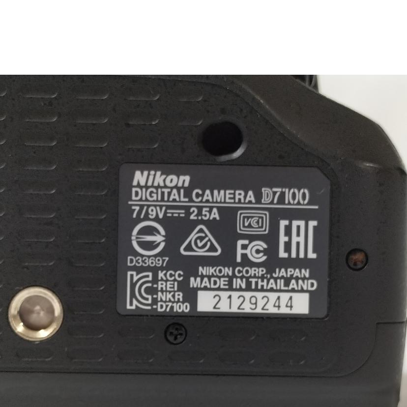 Ｎｉｋｏｎ ニコン/デジタル一眼レフ　スーパーズームキット/D7100 18-300 VR//2129244/ABランク/52