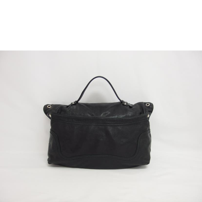 ＢＡＬＥＮＣＩＡＧＡ　 バレンシアガ/レザー２ＷＡＹショルダーバッグ／ブラック/203240//205027/ABランク/04