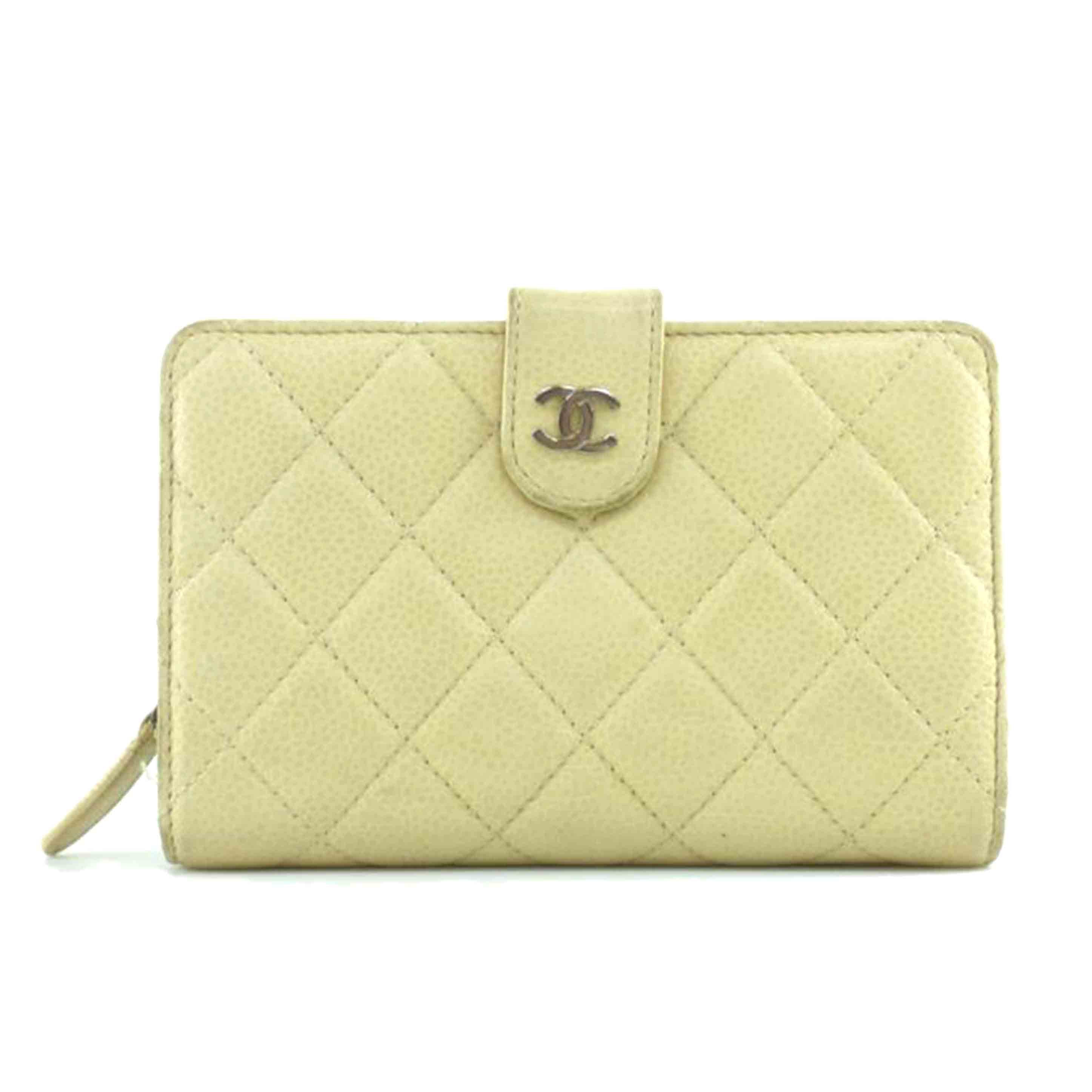 ＣＨＡＮＥＬ シャネル/キャビアスキン２つ折り財布//156*****/Bランク/64