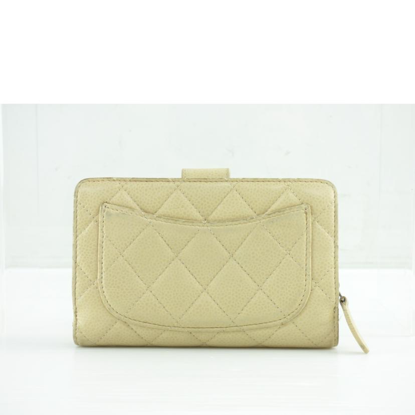 ＣＨＡＮＥＬ シャネル/キャビアスキン２つ折り財布//156*****/Bランク/64