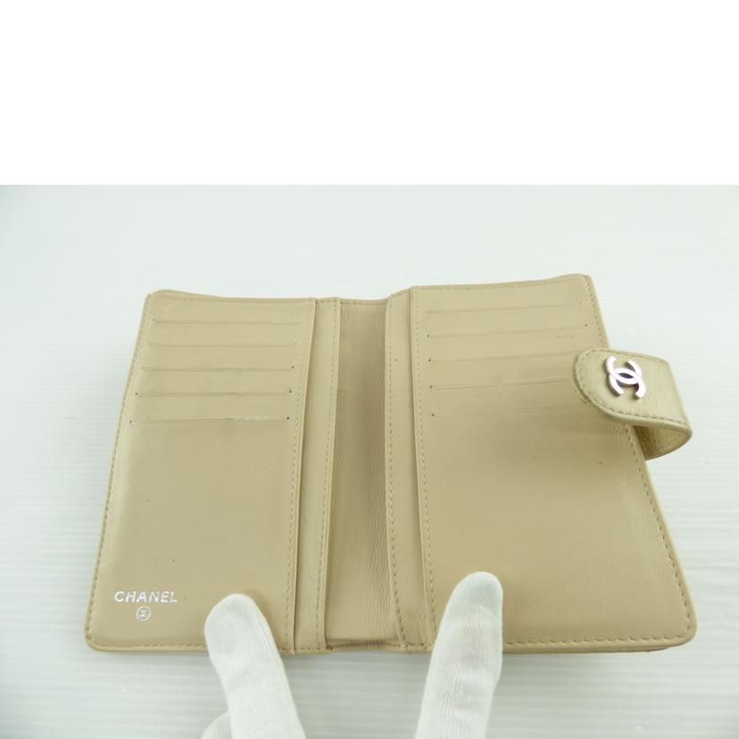 ＣＨＡＮＥＬ シャネル/キャビアスキン２つ折り財布//156*****/Bランク/64