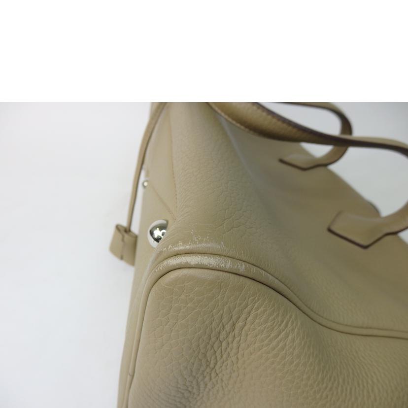 ＨＥＲＭＥＳ エルメス　ハンドバッグ　トートバッグ　シルバー金具　2006年頃製造/ヴィクトリア４０／トリヨンクレマンス／ベージュ／弊社見立//□J刻(06年）/Aランク/84