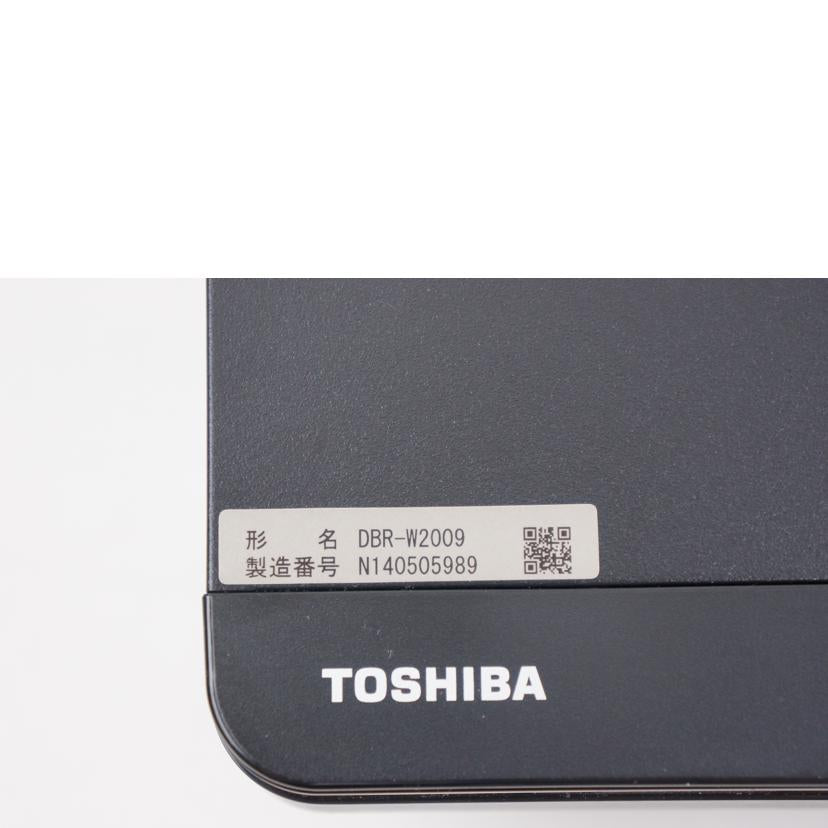 ＴＯＳＨＩＢＡ 東芝/ＢＤレコーダー／ＤＢＲ－Ｗ２００９/DBR-W2009//N140505989/ABランク/67