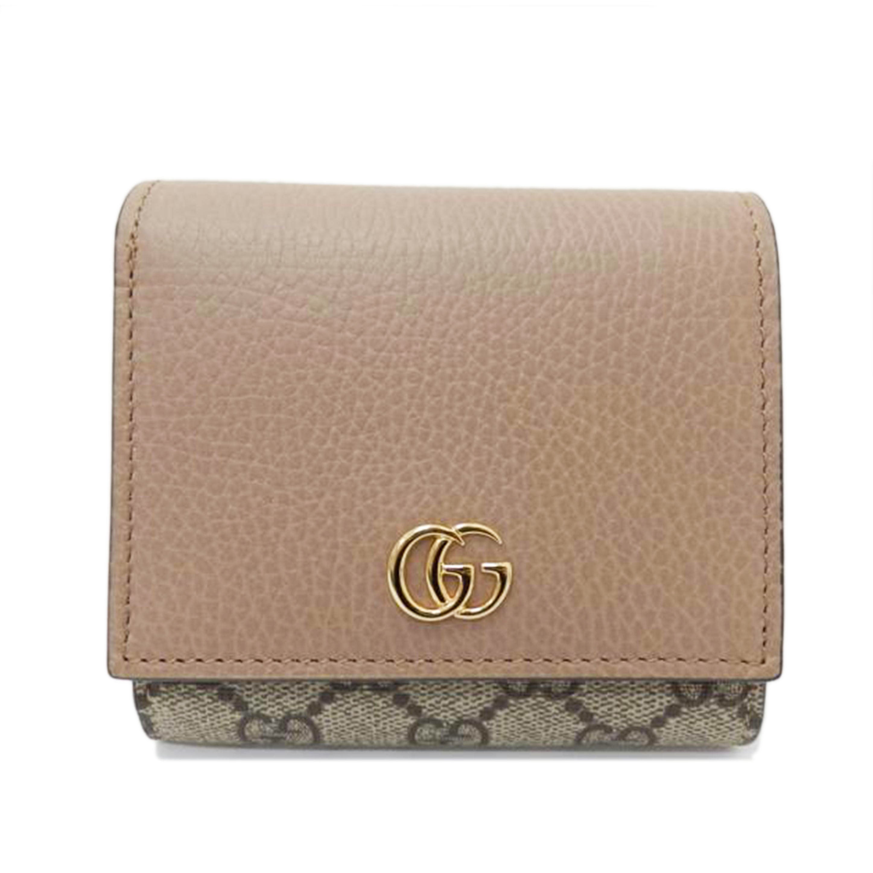 ＧＵＣＣＩ グッチ/ＧＧマーモント　二つ折り財布/598587//Aランク/88