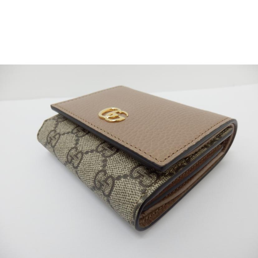 ＧＵＣＣＩ グッチ/ＧＧマーモント　二つ折り財布/598587//Aランク/88