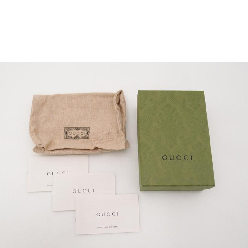 ＧＵＣＣＩ グッチ 二つ折り財布 茶 レディース/ブランドバッグ・小物