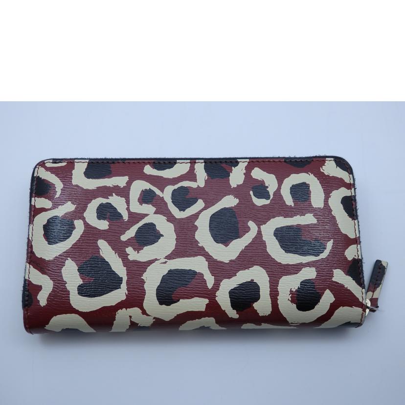 ＧＵＣＣＩ グッチ/レオパードラウンドファスナーウォレット/309705//493075/ABランク/93