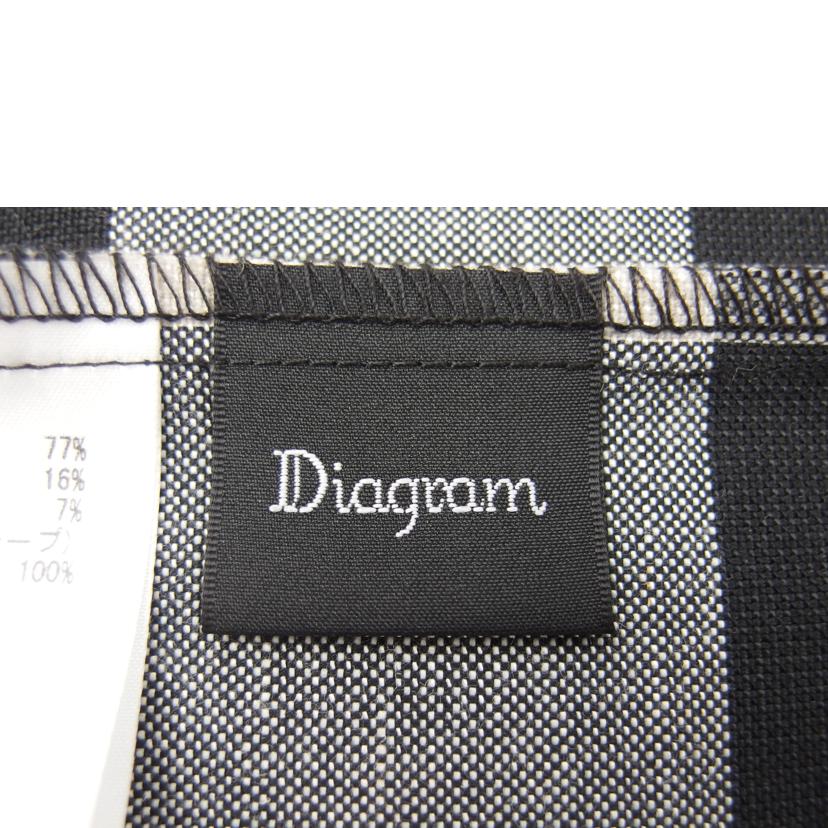Ｄｉａｇｒａｍ/Ｄｉａｇｒａｍ　グレースコンチネンタル　　チェックロングワンピース　ブラック　サイズ３６　/03232-31194-00//ABランク/83