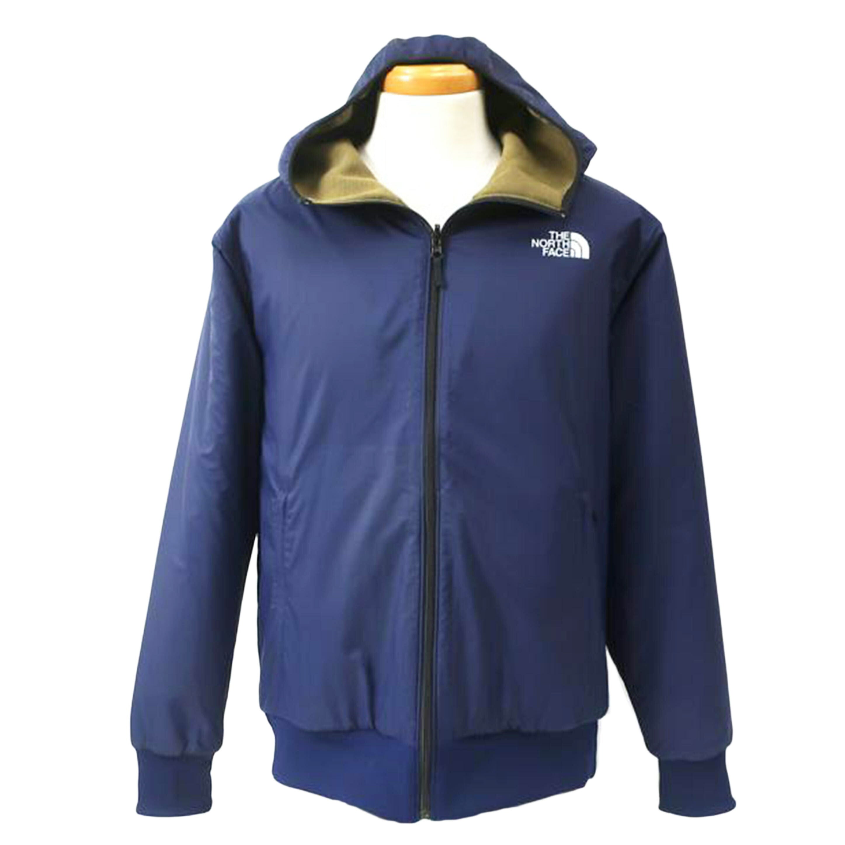 ＴＨＥ　ＮＯＲＴＨ　ＦＡＣＥ ザ・ノースフェイス/リバーシブルエアフーディ　パーカー／Ｌサイズ／ネイビー　カーキ/NT62186//Aランク/65