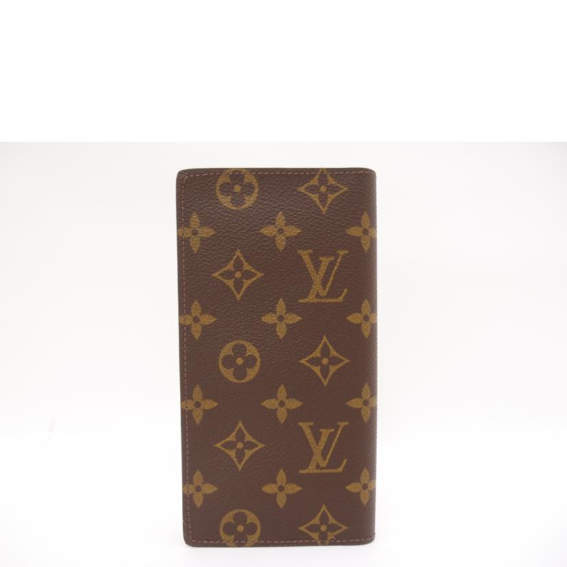 ＬＯＵＩＳ　ＶＵＩＴＴＯＮ ルイ・ヴィトン　長財布　札入れ　二つ折り　ブラウン　/ポルトカルトクレディ・円／モノグラム/M60825//CT1900/Aランク/69