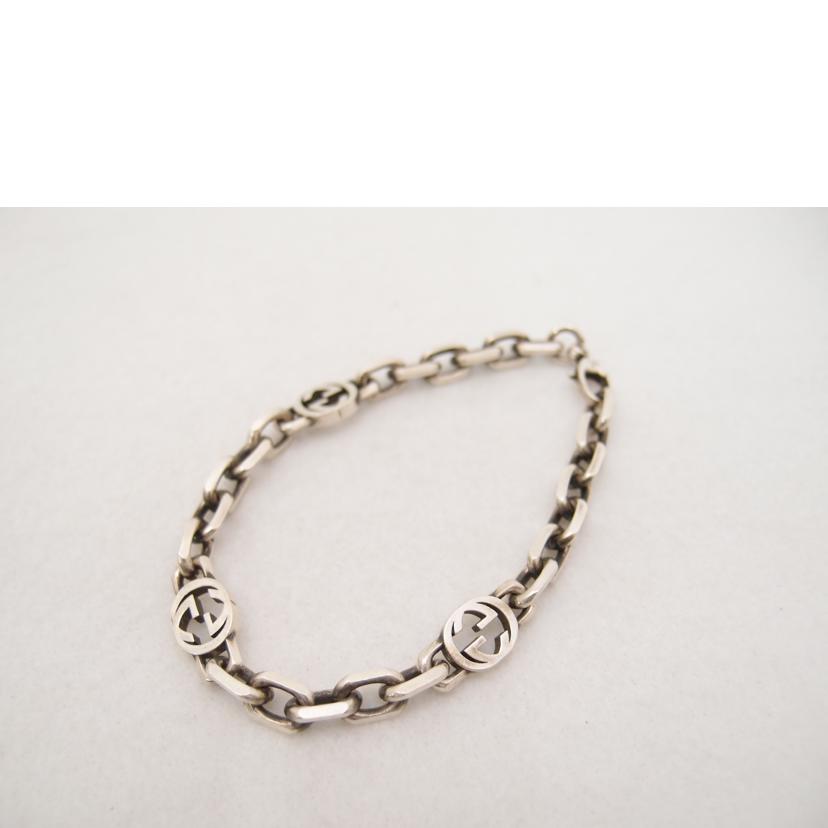 ＧＵＣＣＩ グッチ/インターロッキングＧブレスレット／１９ｃｍ/620798//ABランク/69