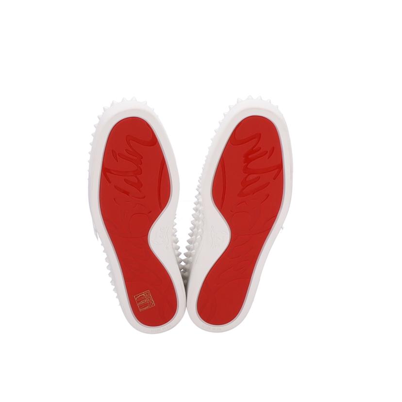 Ｃ．Ｌｏｕｂｏｕｔｉｎ クリスチャン・ルブタン/スパイクスタッズ・ローラーボートレザースニーカー/3120490//Bランク/75