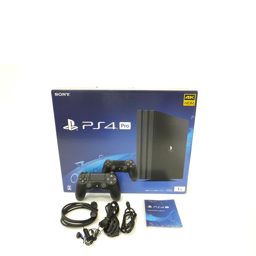 ＳＯＮＹ SONY/ＰＳ４本体Ｐｒｏ１ＴＢジェットブラック/CUH-7100B//5638076/Bランク/88