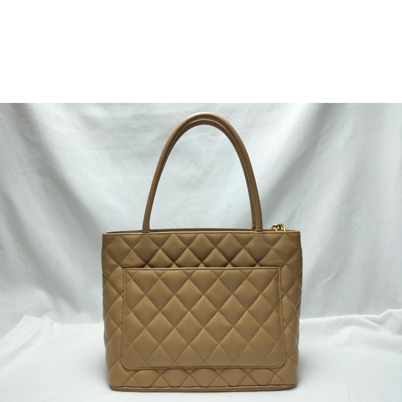 ＣＨＡＮＥＬ シャネル/復刻トート　キャビアスキン　ゴールド金具　ベージュ//7603576/ABランク/52