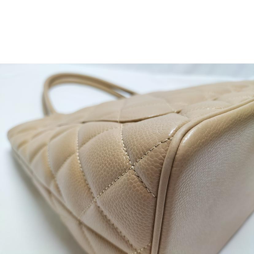 ＣＨＡＮＥＬ シャネル/復刻トート　キャビアスキン　ゴールド金具　ベージュ//7603576/ABランク/52