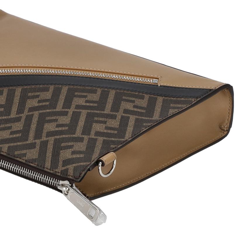 ＦＥＮＤＩ フェンディ/ダイアゴナルクラッチ／ズッカ×ブラウン/7VA491//AJF**********/Aランク/75