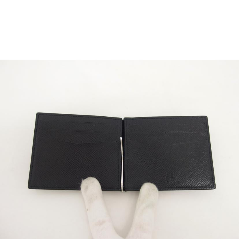 ｄｕｎｈｉｌｌ ダンヒル/二つ折りマネークリップ／ブラック/DU19R2810CA001//ABランク/04