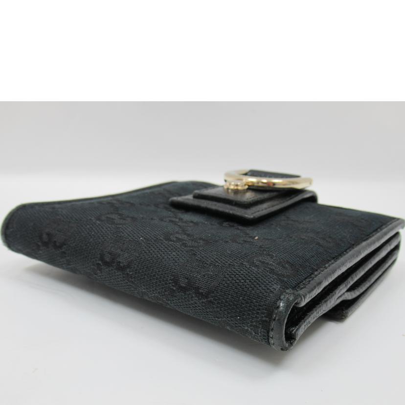 　　ＧＵＣＣＩ/Ｗホック財布／ＧＧキャンバス/141411//218*/Bランク/63