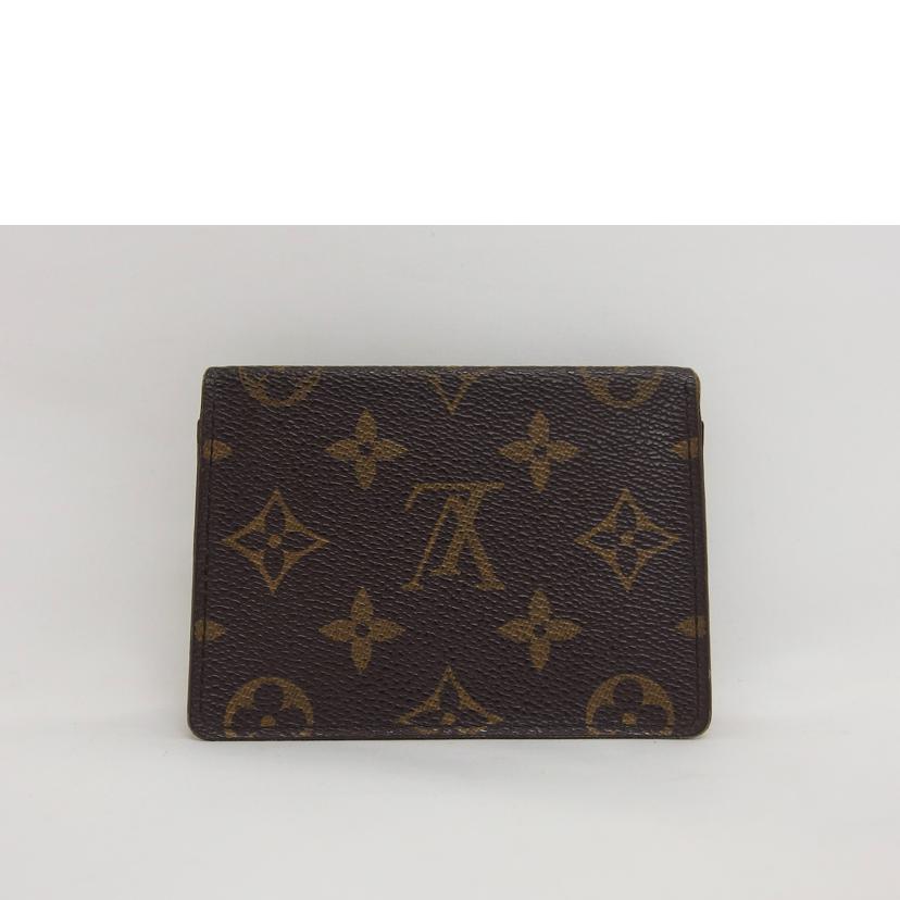 ＬＶ ルイヴィトン パスケース/ポルト２カルト・ヴェルティカル／モノグラム/M60533//CA0***/Bランク/04
