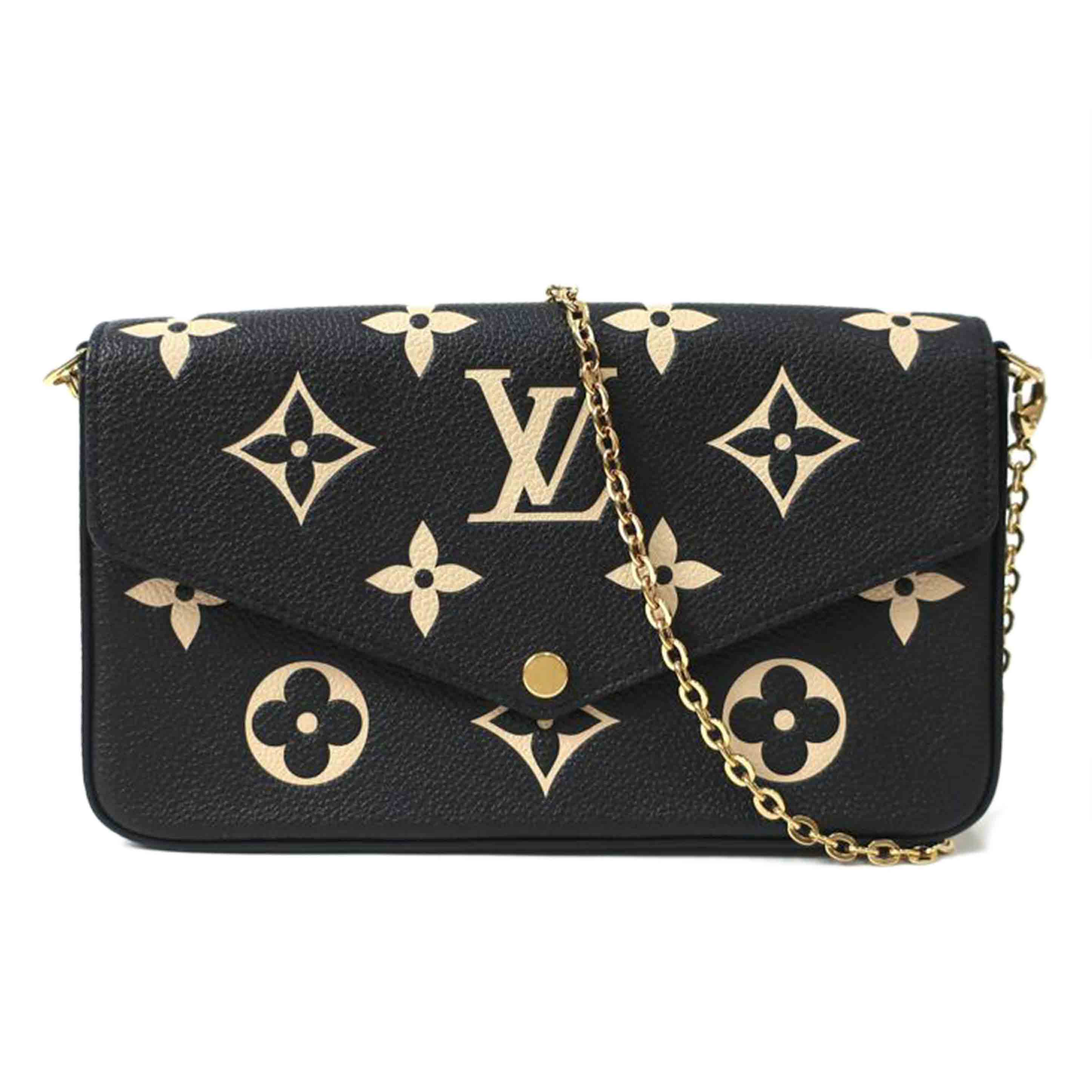 ＬＯＵＩＳ　ＶＵＩＴＴＯＮ ルイヴィトン/アンプラント・ポシェット・フェリシー　お財布バッグ　チェーンショルダーバッグ／ブラック/M80482//ICﾁ*****/Aランク/65