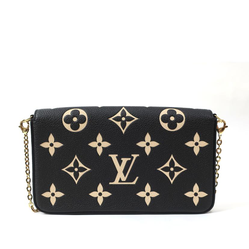 ＬＯＵＩＳ　ＶＵＩＴＴＯＮ ルイヴィトン/アンプラント・ポシェット・フェリシー　お財布バッグ　チェーンショルダーバッグ／ブラック/M80482//ICﾁ*****/Aランク/65