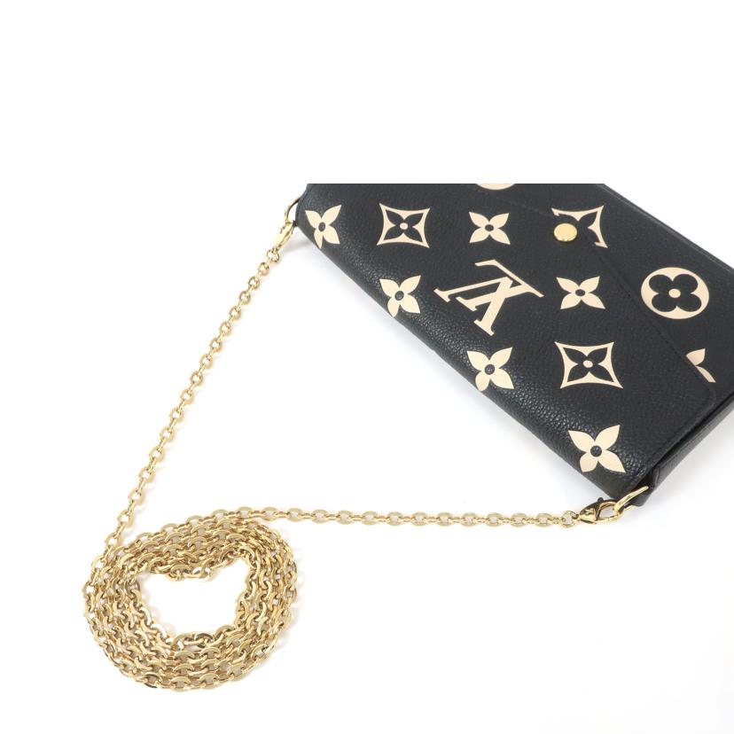 ＬＯＵＩＳ　ＶＵＩＴＴＯＮ ルイヴィトン/アンプラント・ポシェット・フェリシー　お財布バッグ　チェーンショルダーバッグ／ブラック/M80482//ICﾁ*****/Aランク/65