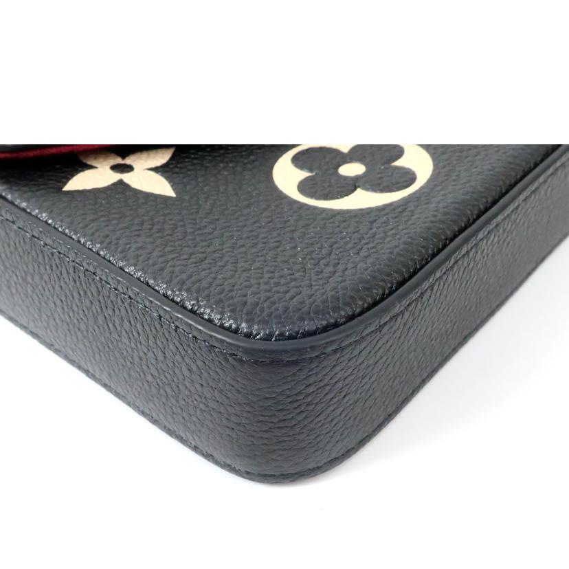ＬＯＵＩＳ　ＶＵＩＴＴＯＮ ルイヴィトン/アンプラント・ポシェット・フェリシー　お財布バッグ　チェーンショルダーバッグ／ブラック/M80482//ICﾁ*****/Aランク/65