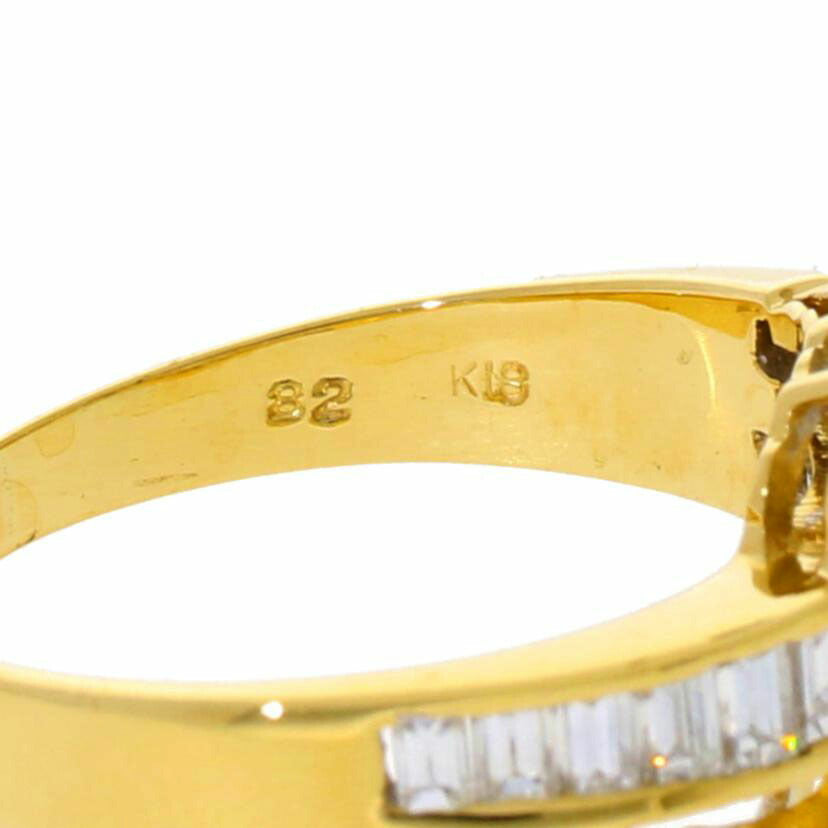 /Ｋ１８ダイヤリング０．８２ｃｔ//ABランク/75