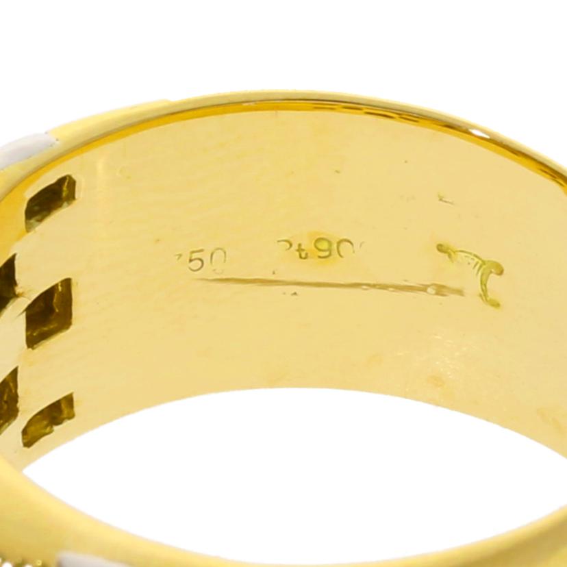 /ＣＥＬＩＮＥ／Ｋ１８ＰＴ９００ダイヤリング０．０３ｃｔ//ABランク/75