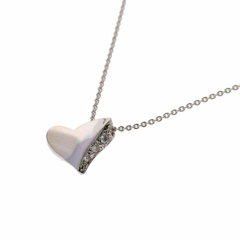 /Ｋ１８ＷＧダイヤネックレス０．０５ｃｔ//ABランク/75