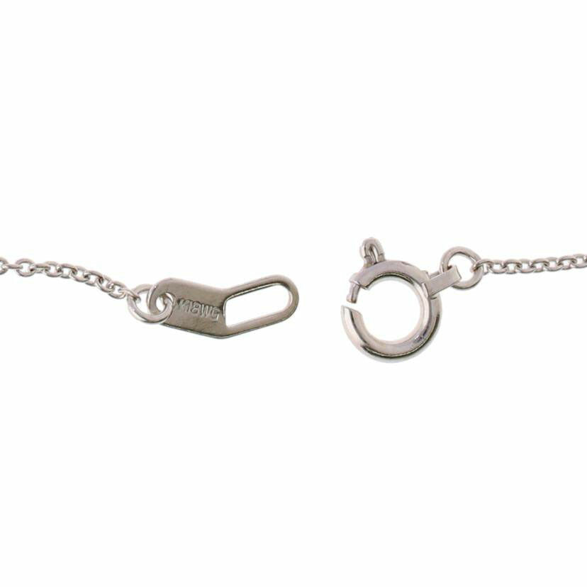 /Ｋ１８ＷＧダイヤネックレス０．０５ｃｔ//ABランク/75
