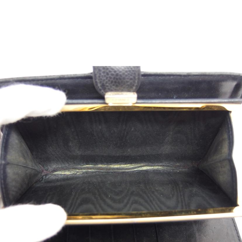 ＣＨＡＮＥＬ シャネル/ココマーク／キャビアスキン／二つ折りガマ口財布／ブラック/A13498//6938194/Bランク/04