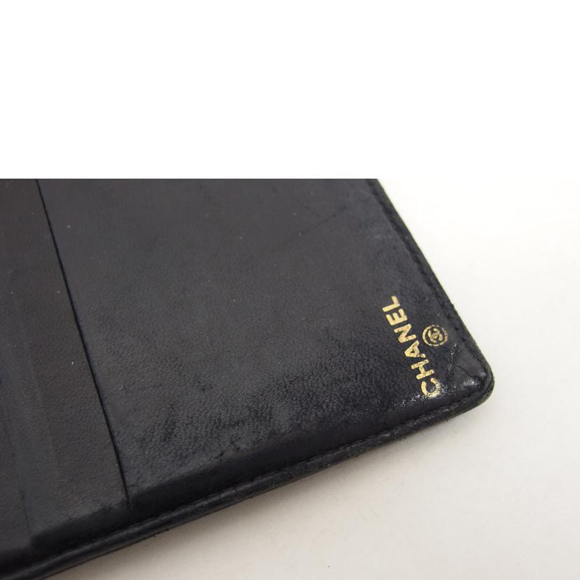 ＣＨＡＮＥＬ シャネル/ココマーク／キャビアスキン／二つ折りガマ口財布／ブラック/A13498//6938194/Bランク/04