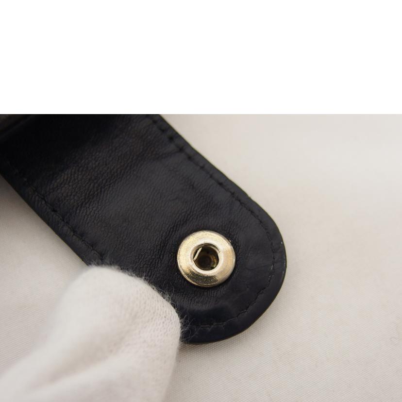 ＣＨＡＮＥＬ シャネル/ココマーク／キャビアスキン／二つ折りガマ口財布／ブラック/A13498//6938194/Bランク/04